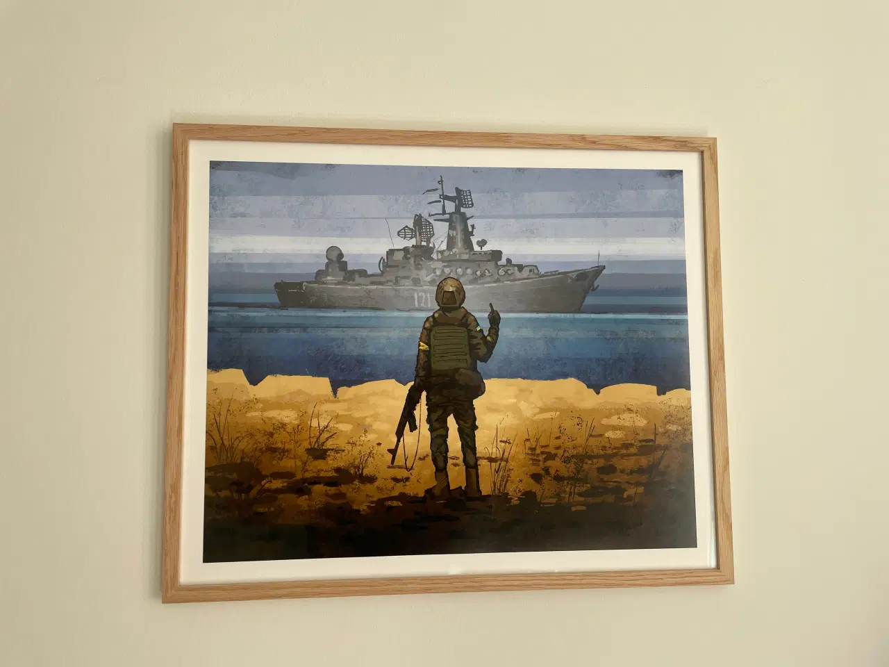 Billede 7 - “Russian Warship, go f*ck yourself”.
