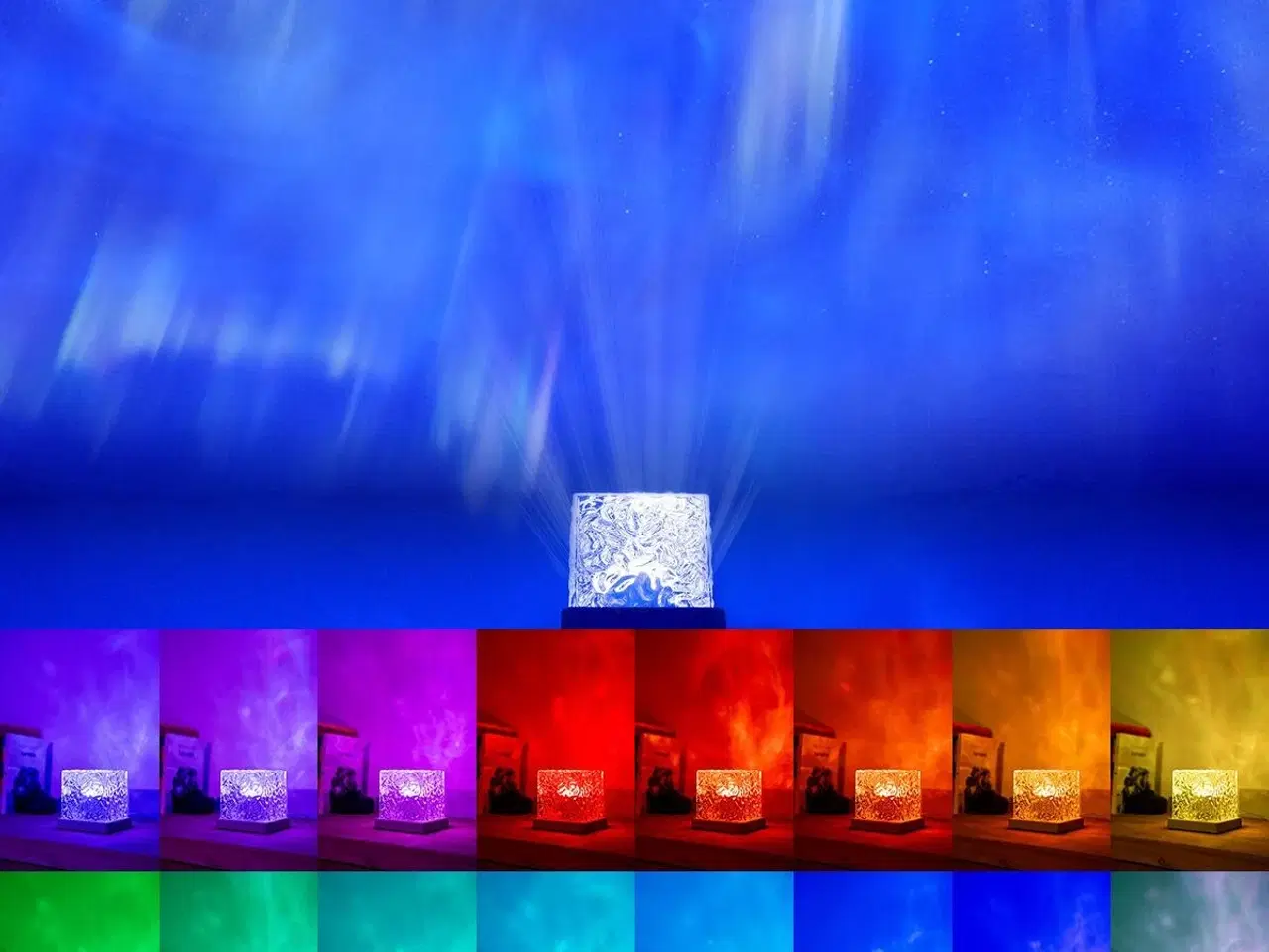 Billede 5 - Boralamp - Genopladelig LED nordlysprojektor