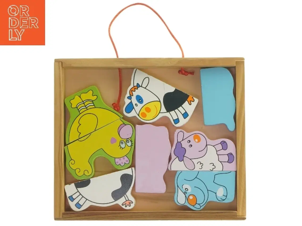 Billede 3 - Bondegårdsdyr puslespil (str. 20x17 cm)