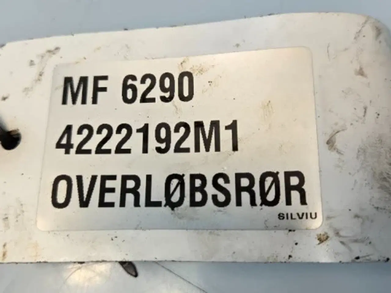 Billede 4 - Perkins 1006-60T Overløbsrør 4222192M1