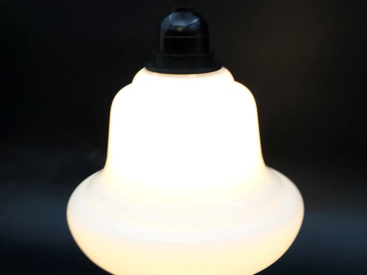 Billede 6 - Opal glasskærm fra 1950–60’erne genanvendt som pen