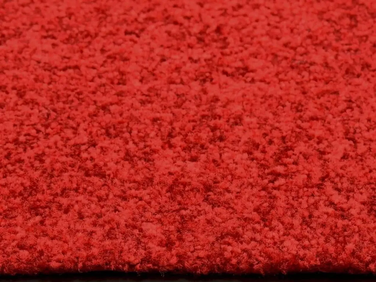 Billede 3 - Vaskbar dørmåtte 90x120 cm rød