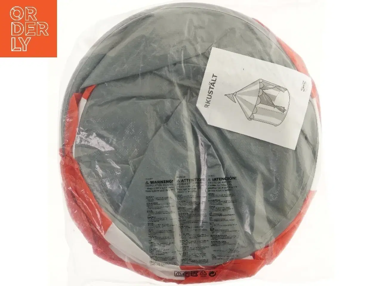 Billede 2 - Rødt og hvidt cirkustelt fra IKEA (str. Ø 50 cm)