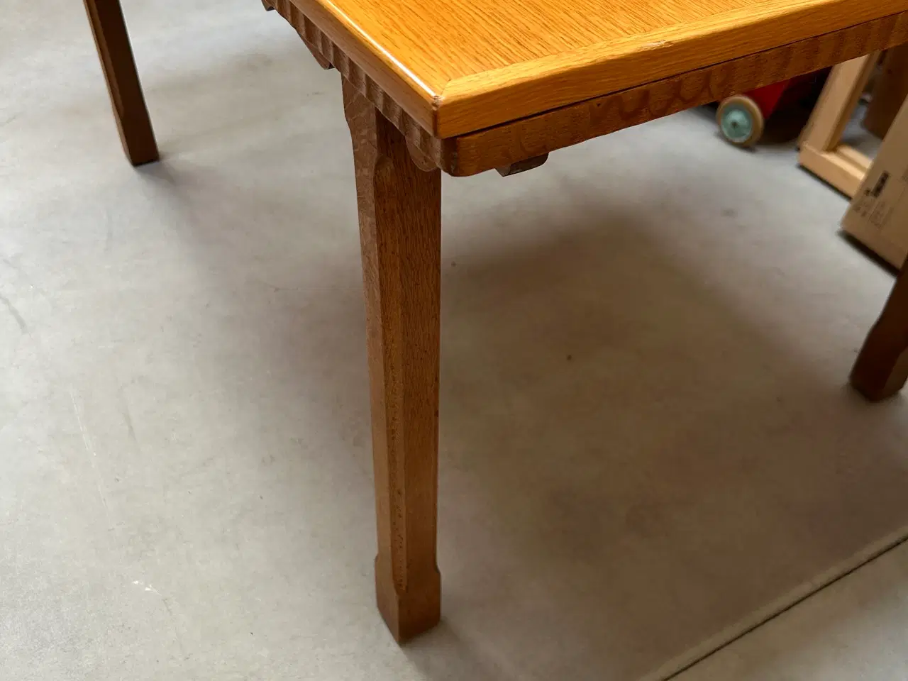 Billede 5 - Spisebord i teak med egestel