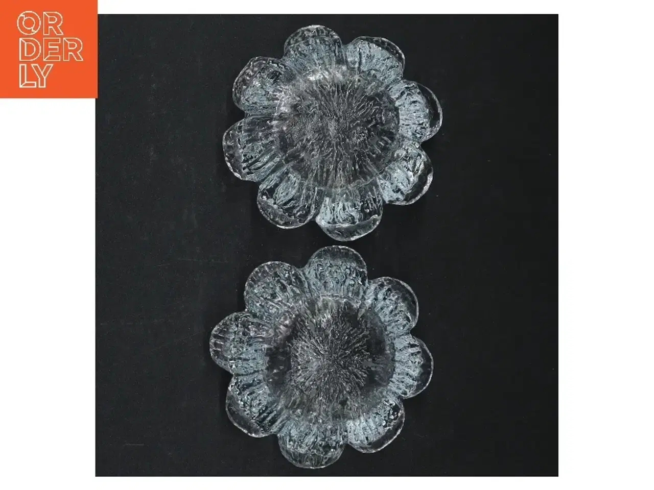 Billede 3 - Glas fyrfadsstager i blomsterform