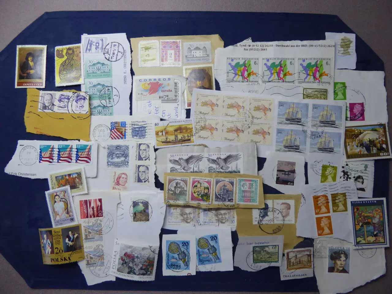 Billede 8 - Danske og udenlandske frimærker fra 1990'erne