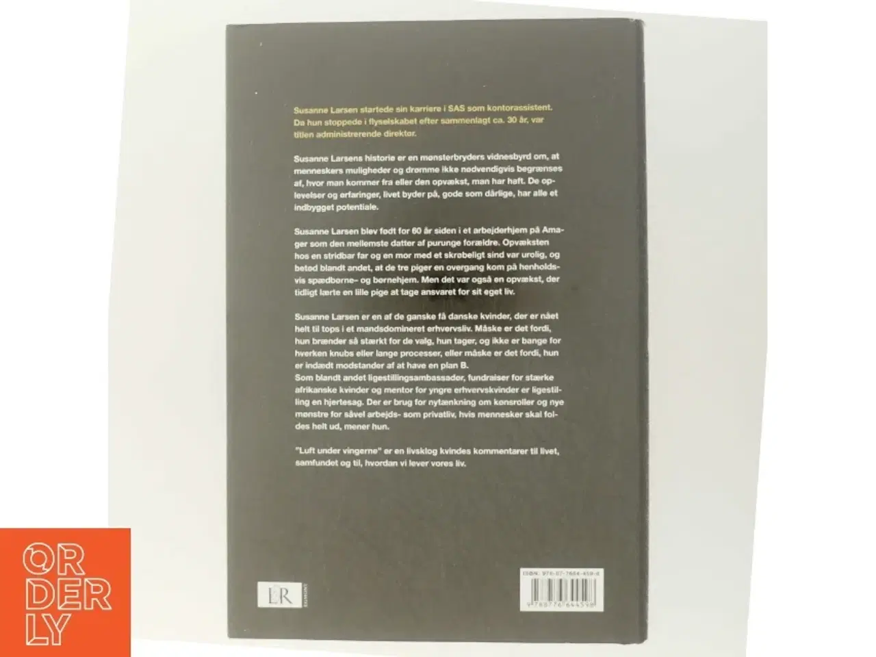 Billede 3 - Luft under vingerne : en biografi om Susanne Larsen af Marianne Schjøtt Rohweder (Bog)