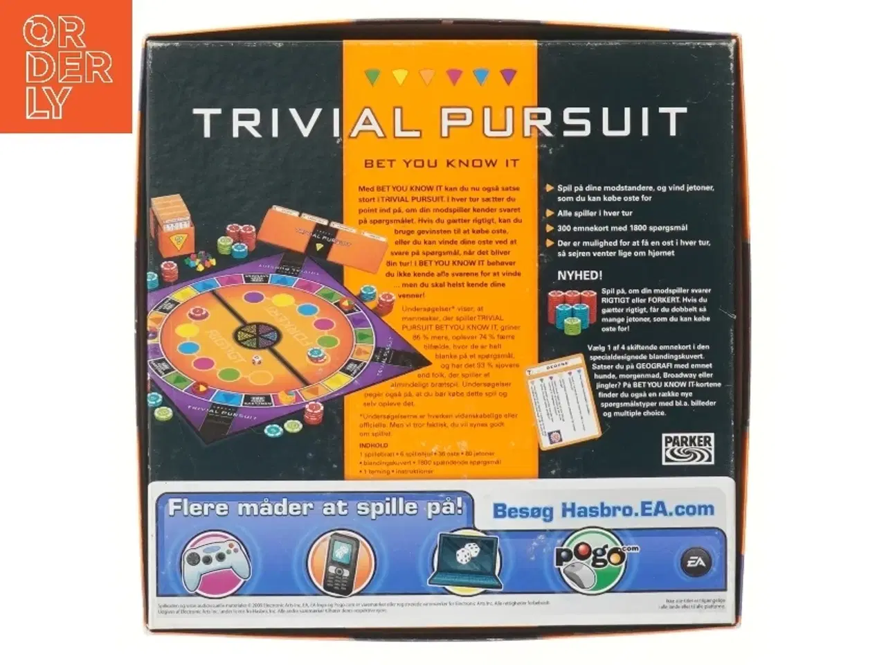 Billede 2 - Trivial Pursuit Bet You Know It fra Hasbro (str. 27x27 cm)