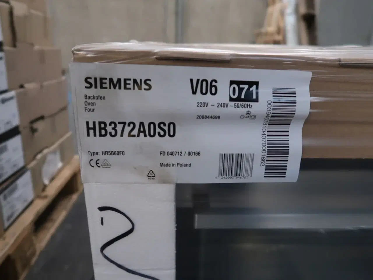 Billede 2 - Ovn SIEMENS HB372A0S0