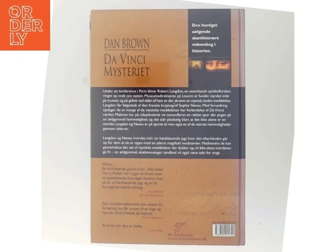 Billede 3 - Da Vinci Mysteriet af Dan Brown (Bog)