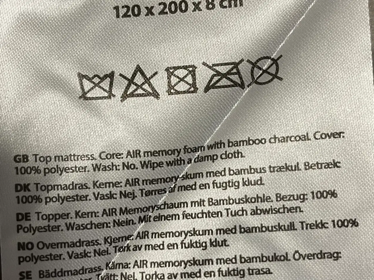 Billede 6 - IKEA SNARUM SENg+Wellpour topmadras+ kappelagn