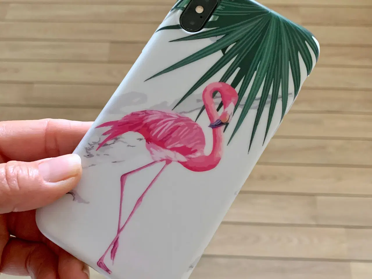Billede 7 - Silikone cover med flamingo til iPhone 10 X el XS 