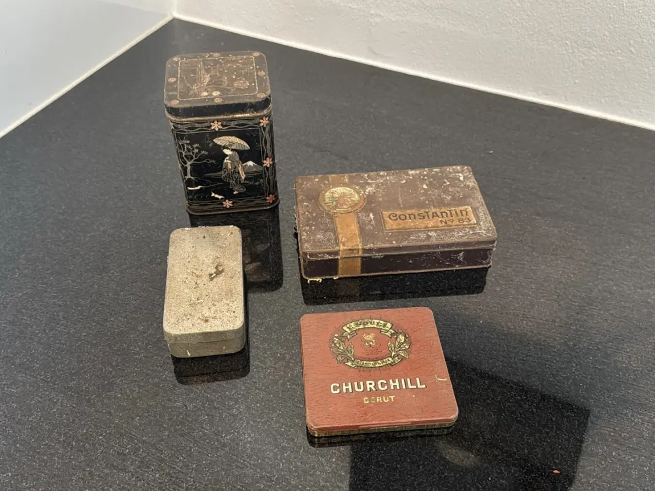 Billede 6 - Gamle metalkasser og cigarkasser