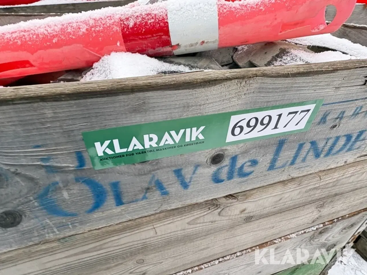 Billede 12 - Afspærring 2 paller fødder - 3 paller stolper