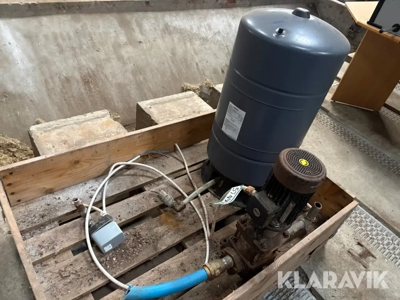 Billede 1 - Vandpumpe og hydrofor Grundfos GT-H-80V