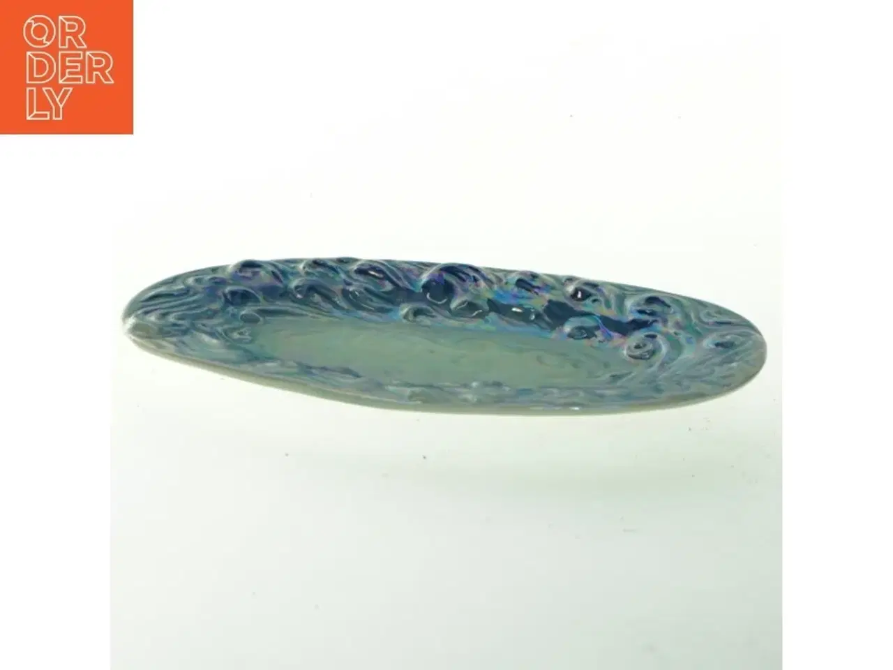 Billede 2 - Vintage SylvaC Iriseret Havbølge Keramisk fad (str. 20 cm)