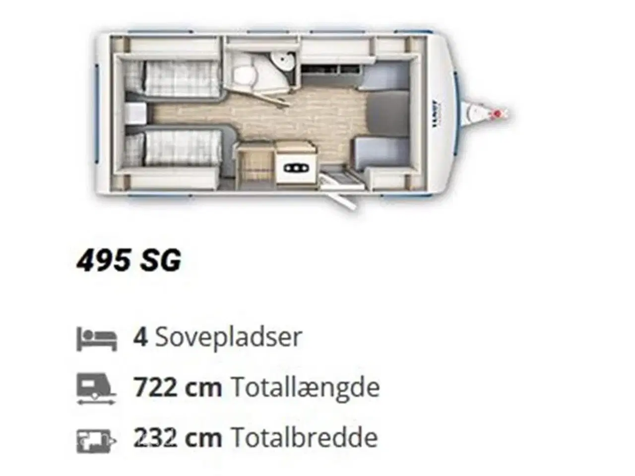 Billede 12 - 2023 - Fendt Apero 495 SG   Den nye APERO enkeltsenge med udtræk og frontsiddegruppe