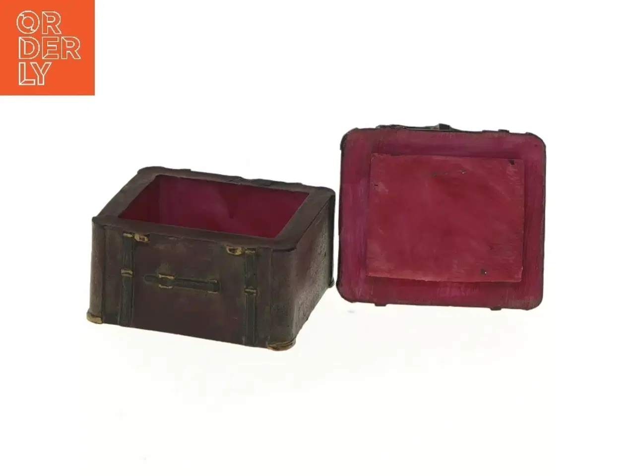 Billede 7 - Dekorativ abe-kasse (str. 13x6x7 cm)