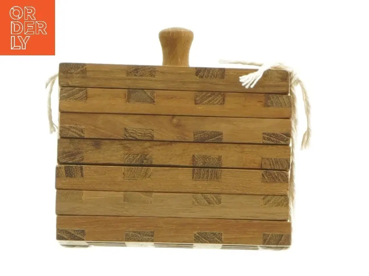 Billede 3 - Trip Trap glasbakker, teak (str. 8x8 cm)