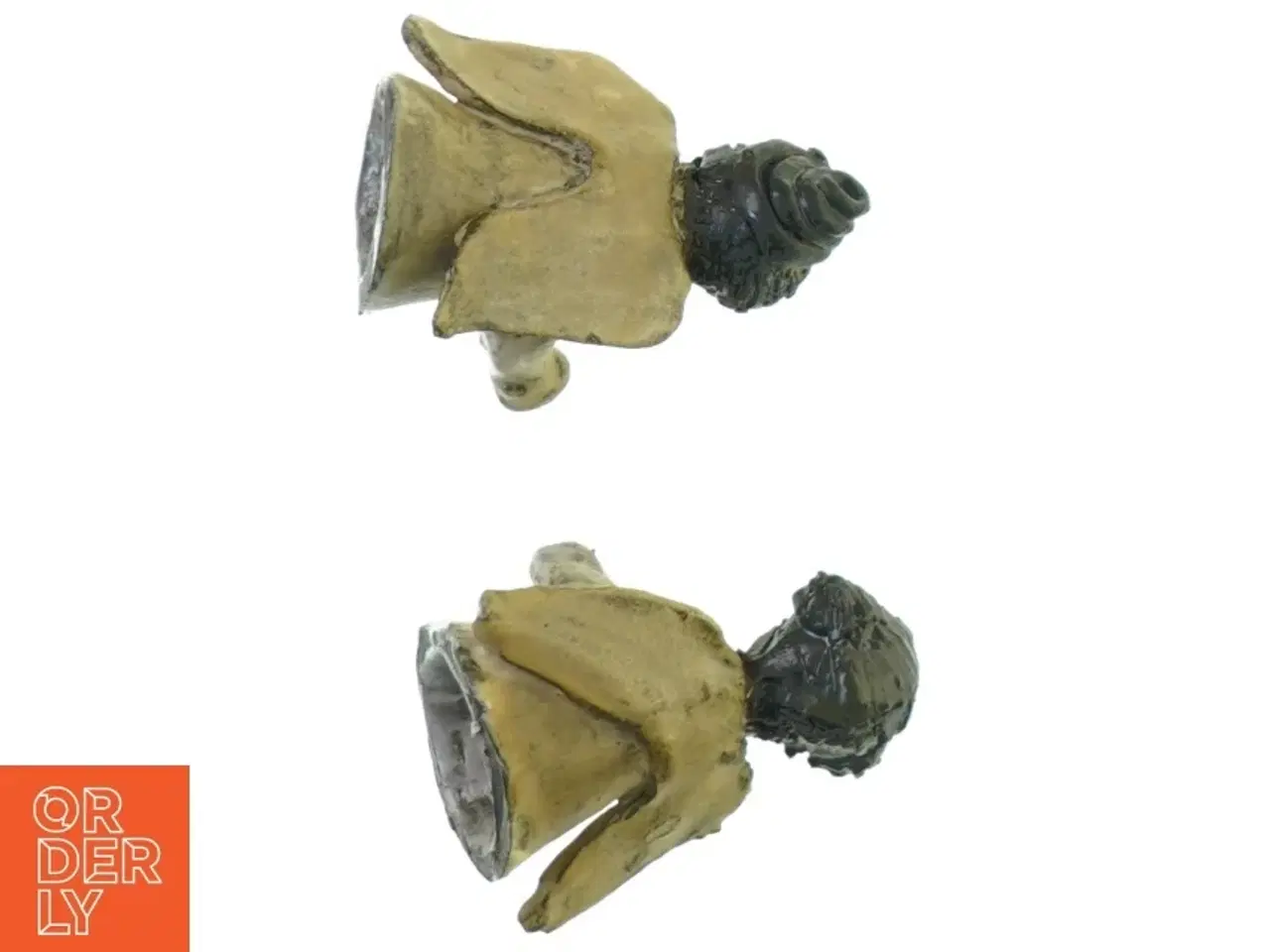 Billede 4 - Figurer af keramik engle (str. 9 x 6 cm)