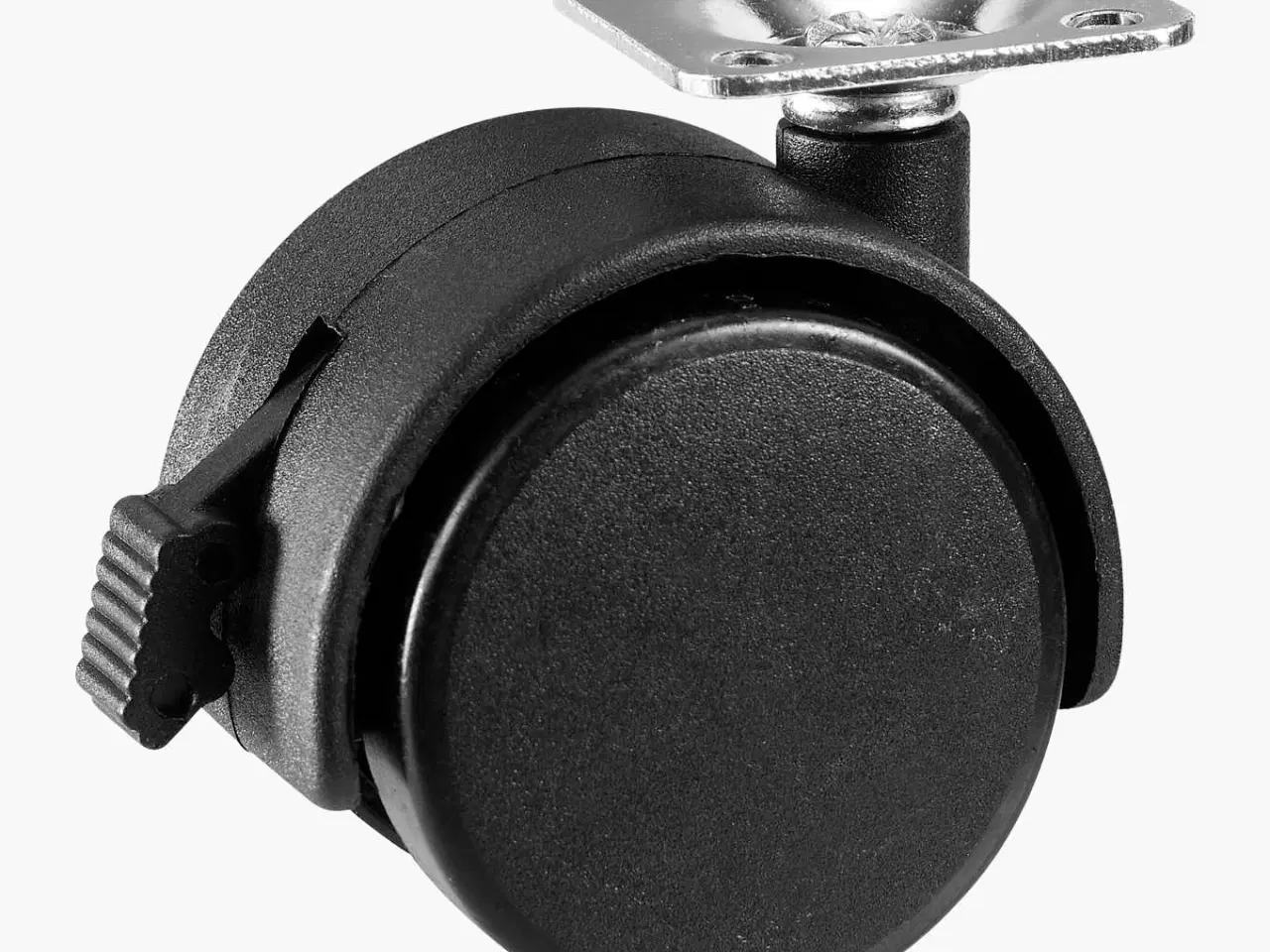 Billede 5 - 40 STK 80 MM MØBELHJUL MED PLADE