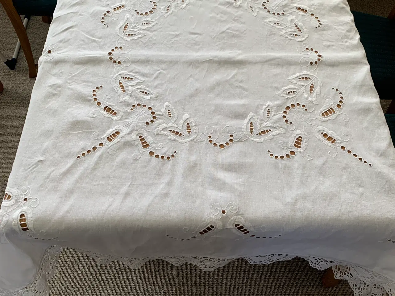 Billede 1 - Dug vintage 150 x 150 cm