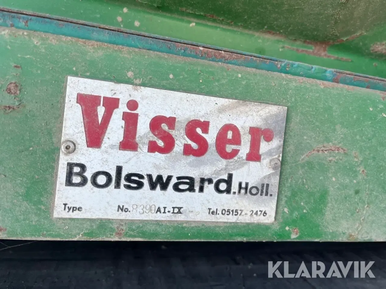 Billede 7 - Aflæsningssilo/Hopper Visser trinløs hastighed