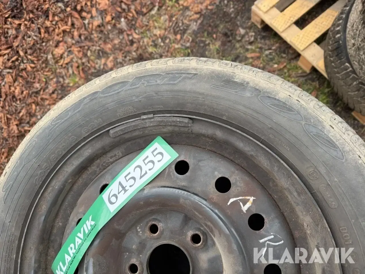 Billede 3 - Dæk med fælge Dunlop SP Sport 300