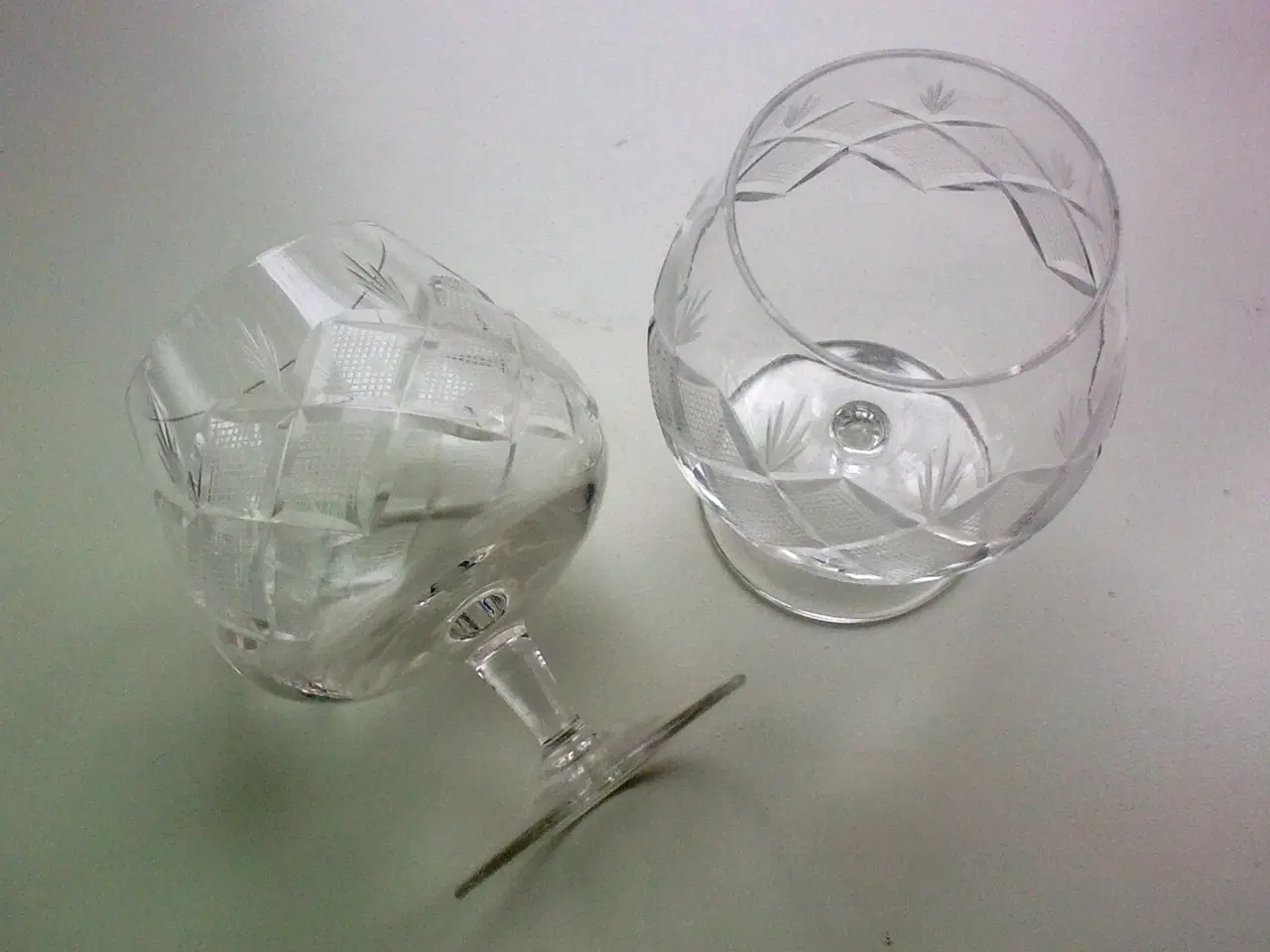 Billede 2 - Wien Antik T2 Tak! Ølglas & Cognac & grøn vinglas