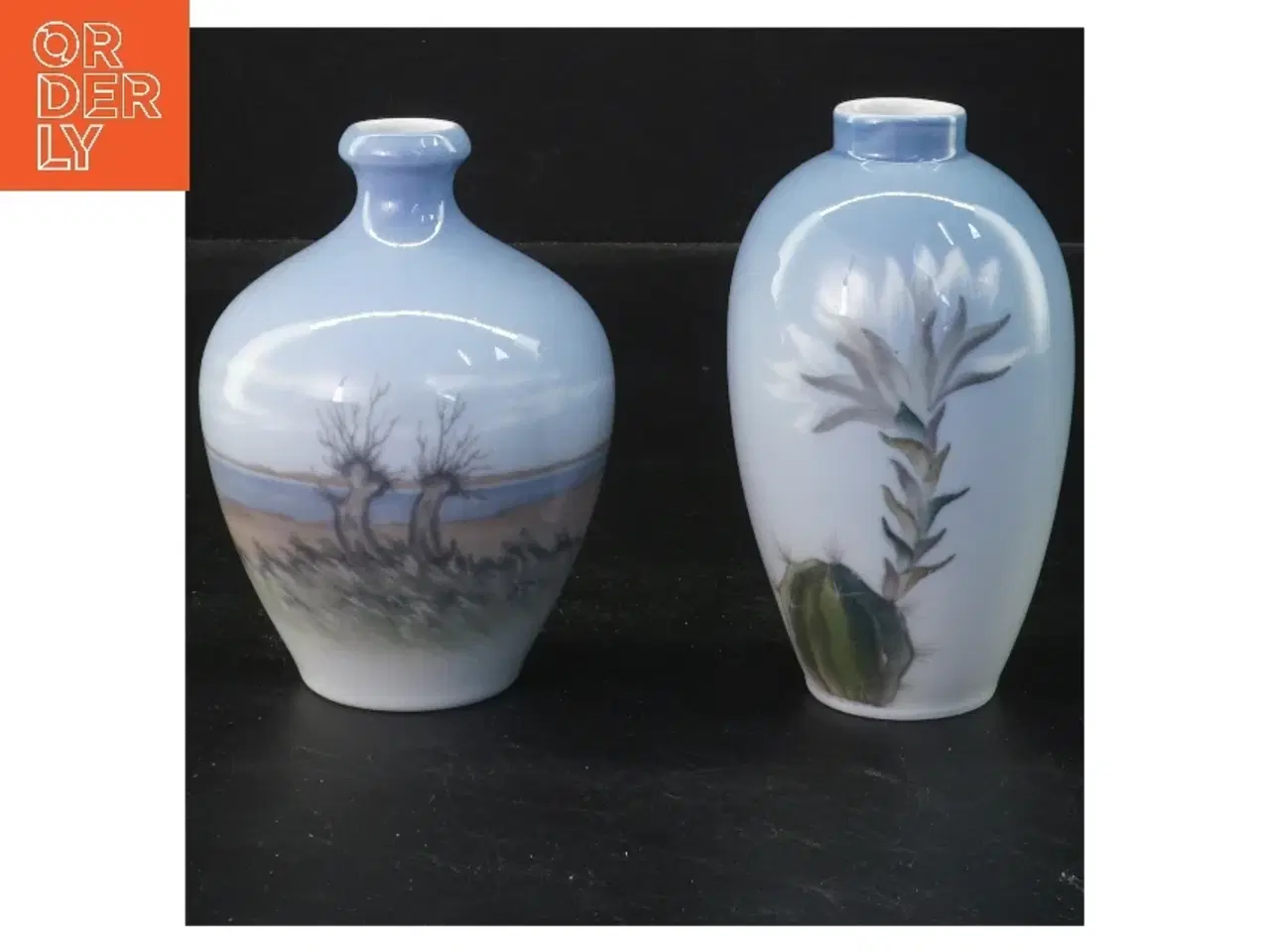 Billede 1 - To Bing & Grøndahl vaser fra Royal Copenhagen (str. 11x6&10,5x7 cm)