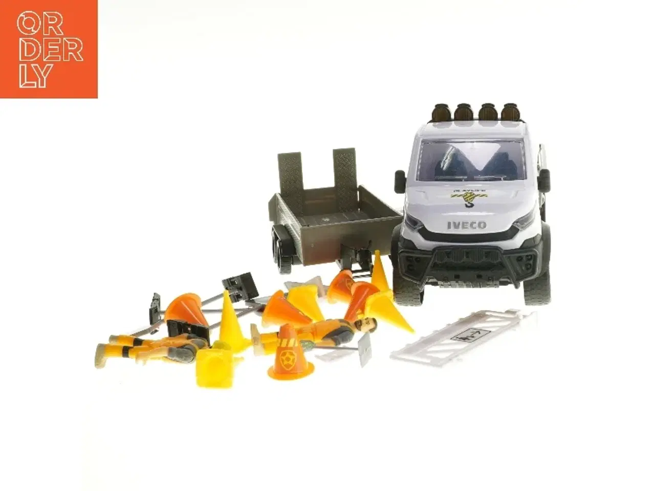 Billede 1 - Legetøj lastbil sæt med værktøjer (str. 25,5x10,5 cm)