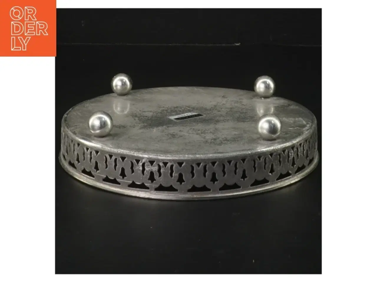 Billede 3 - Dekorativ bakke i metal fra Mordern Living (str. Ø. 17,5 cm)