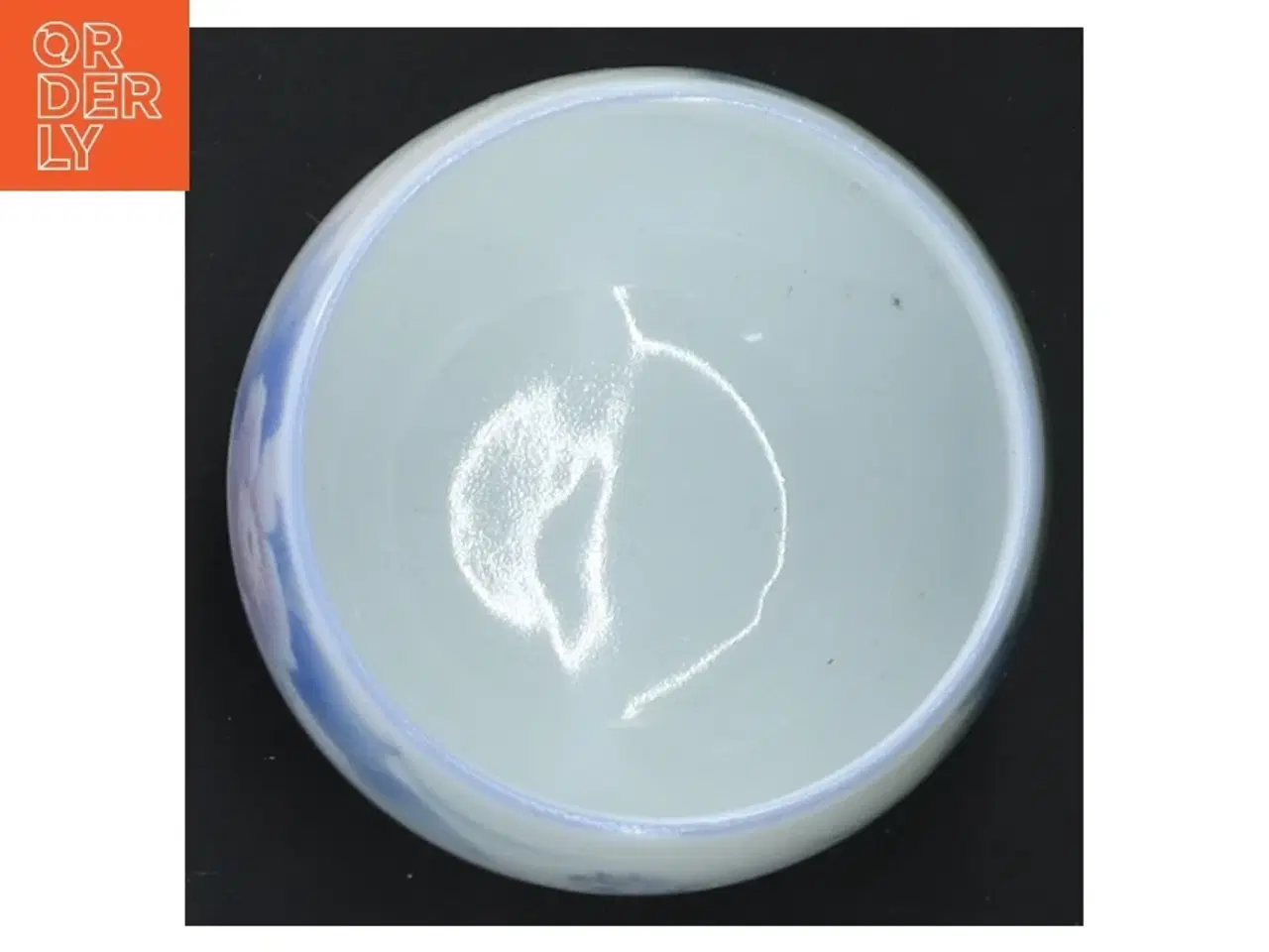 Billede 2 - Keramisk skål med blomster (str. Ø 7 cm)