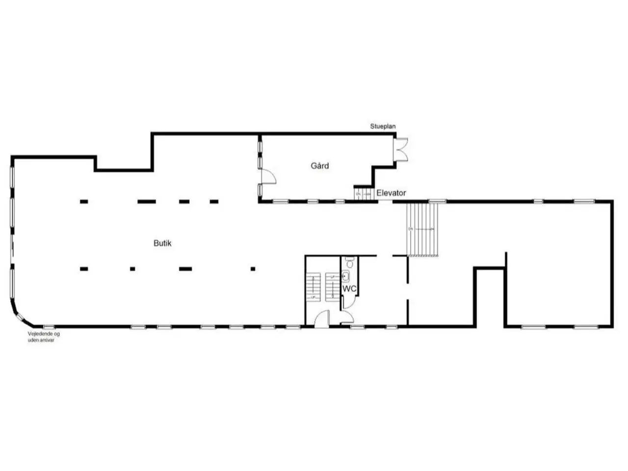 Billede 2 - Flot hjørnebutik i gågaden