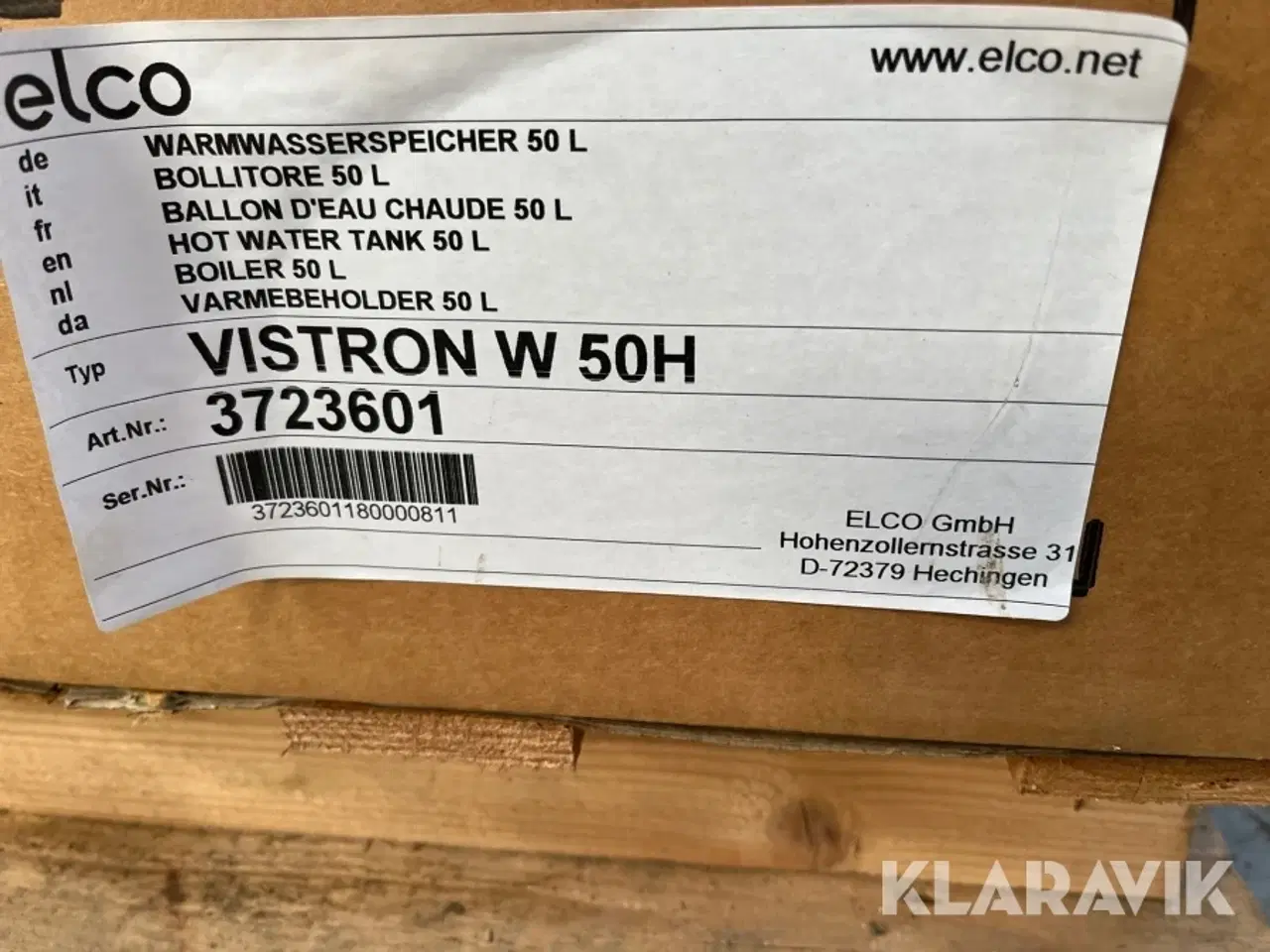 Billede 7 - Gaskedel og varmtvandsbeholder Elco Vistron w 50H/thision mini 18