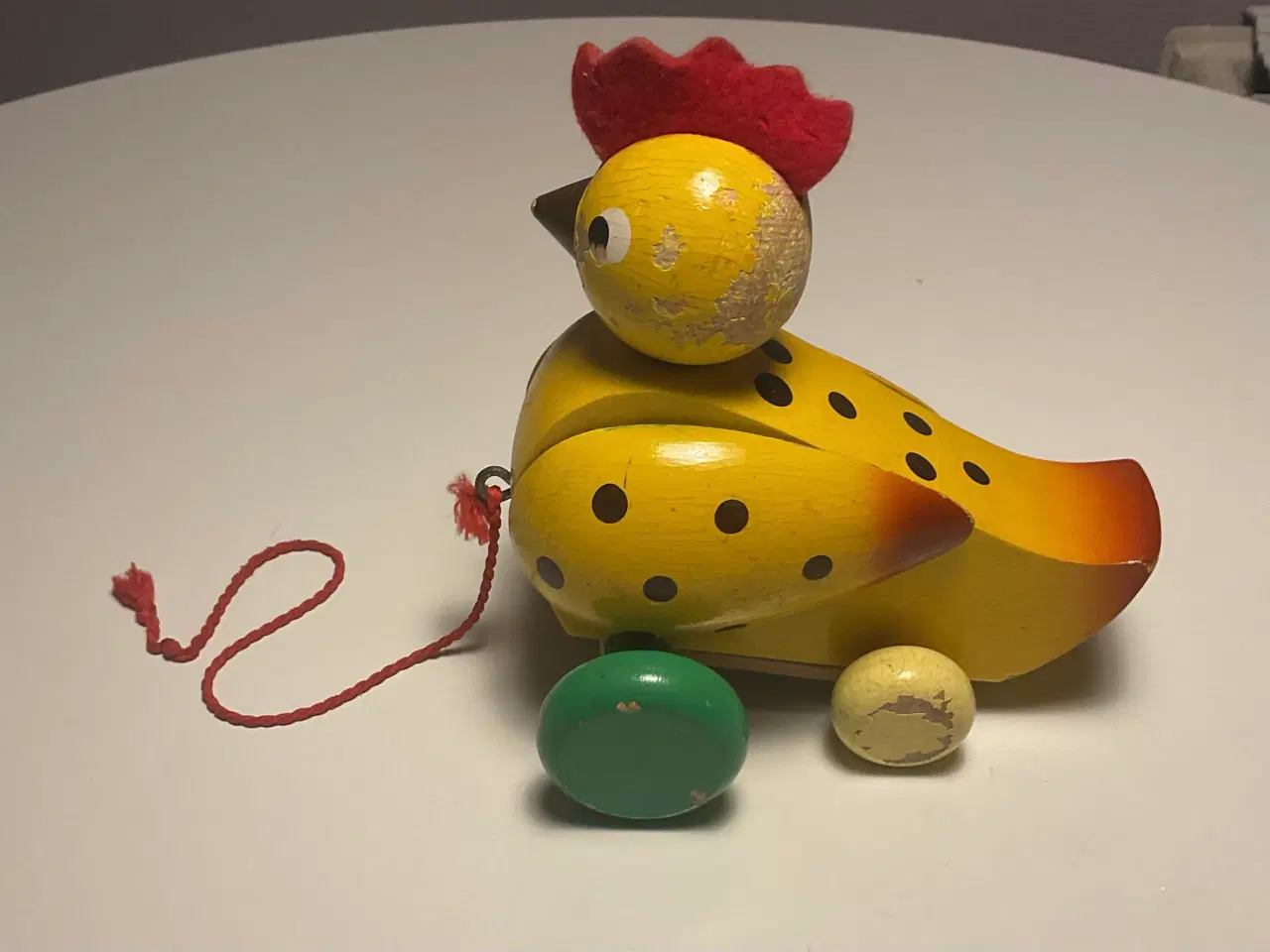 Billede 1 - Gammel Brio træk-hane i træ