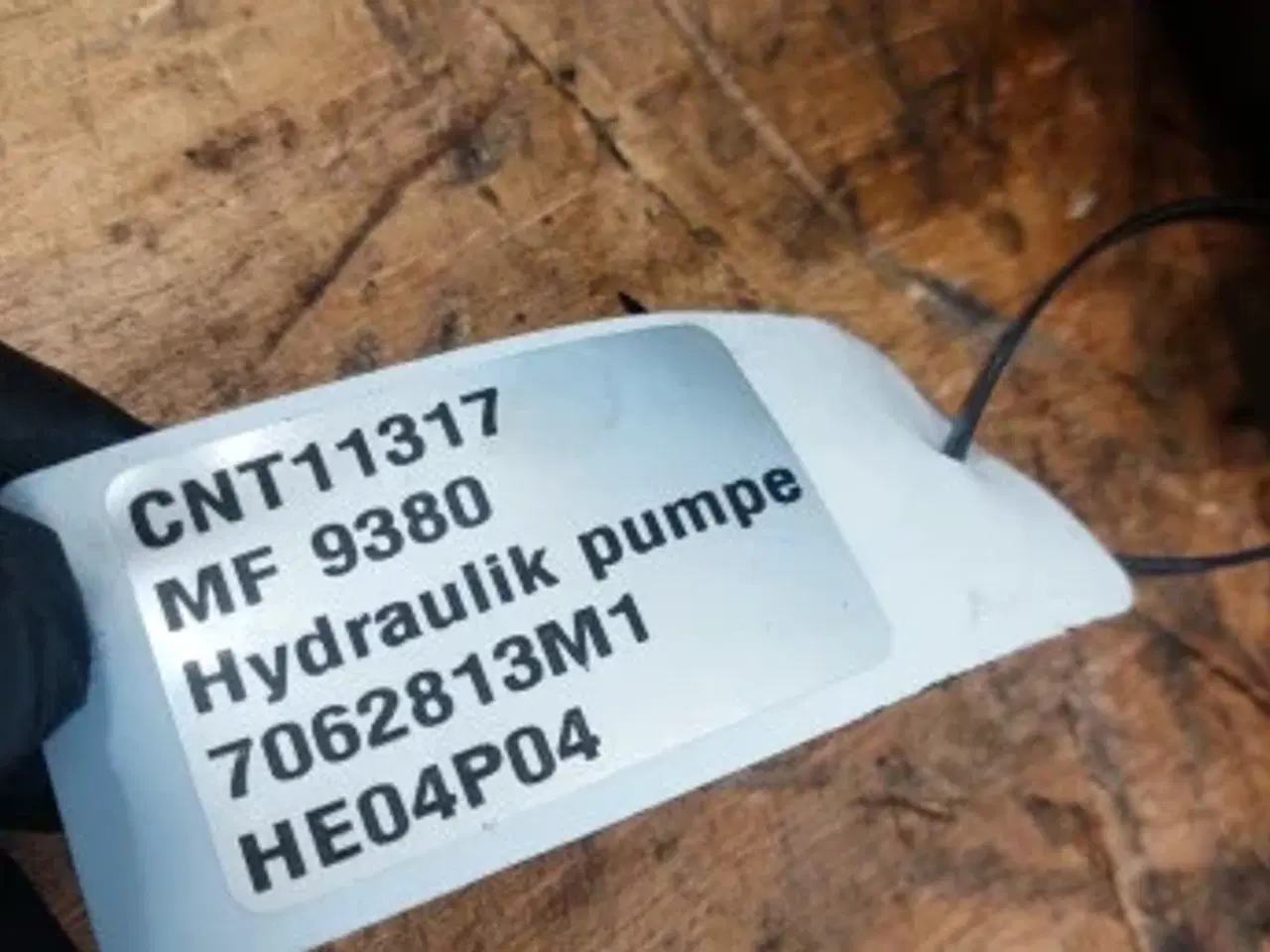 Billede 8 - Massey Ferguson Delta 9380 Hydraulik pumpe 7062813M1