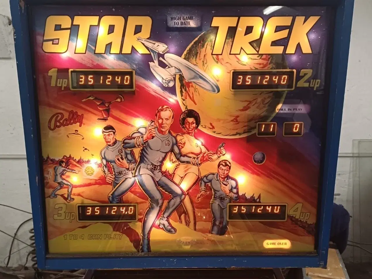 Billede 10 - Star Trek flippermaskine – Bally 1979