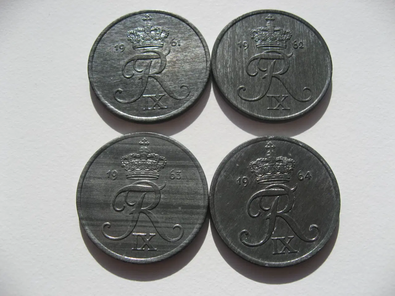 Billede 1 - Smukke unc/0 5 ører 1961,62,63,64