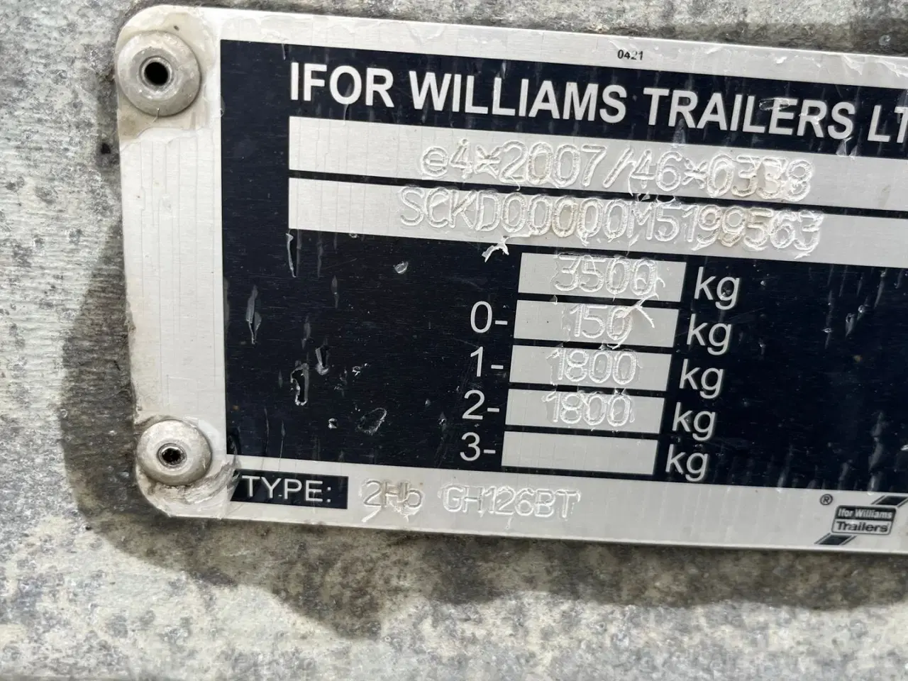 Billede 8 - Ifor Williams gh126bt Alubund, Led lys, skal ikke synes