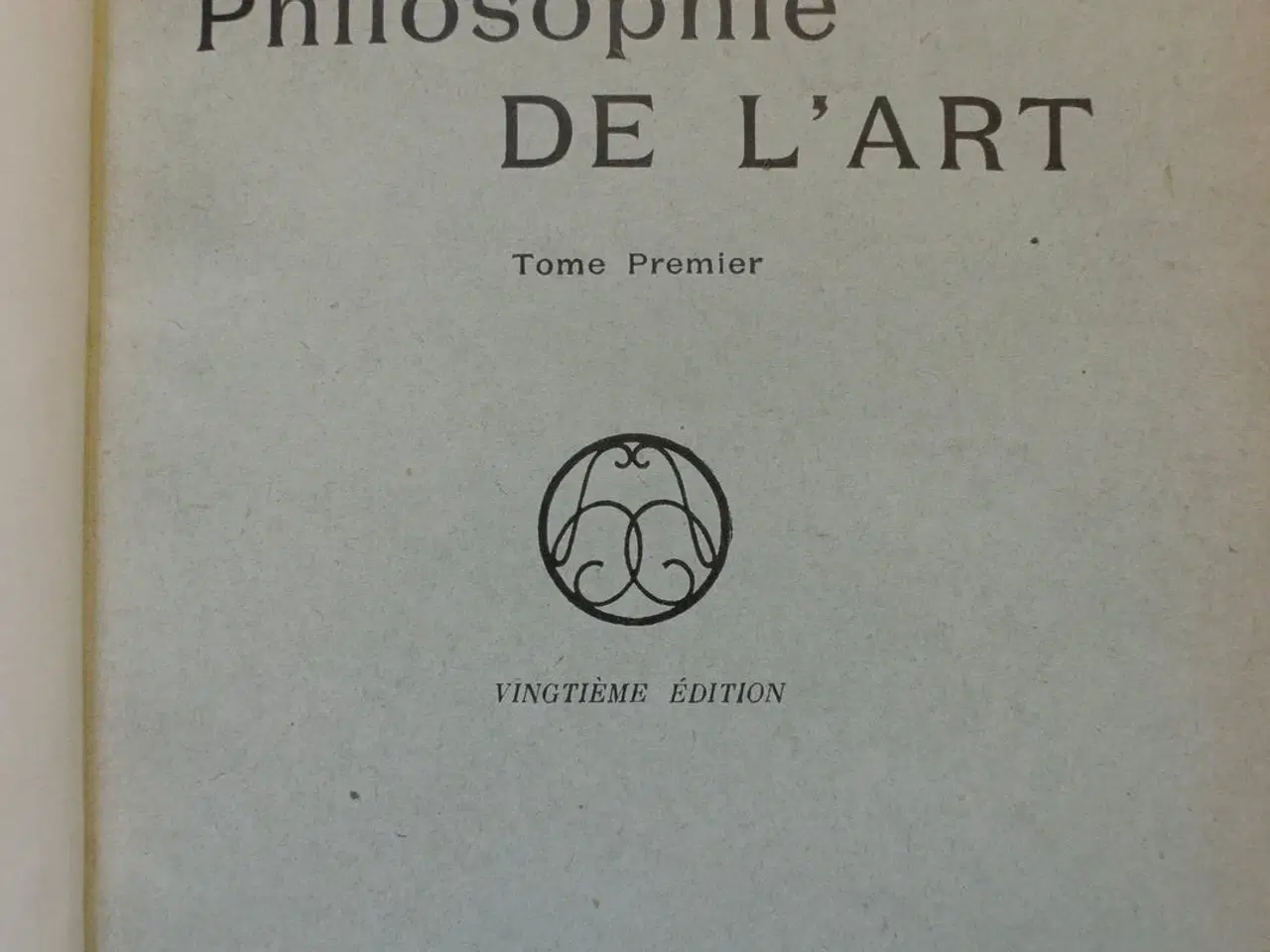 Billede 4 - philosophie de l'art 1-2, af hippolyte taine, emne