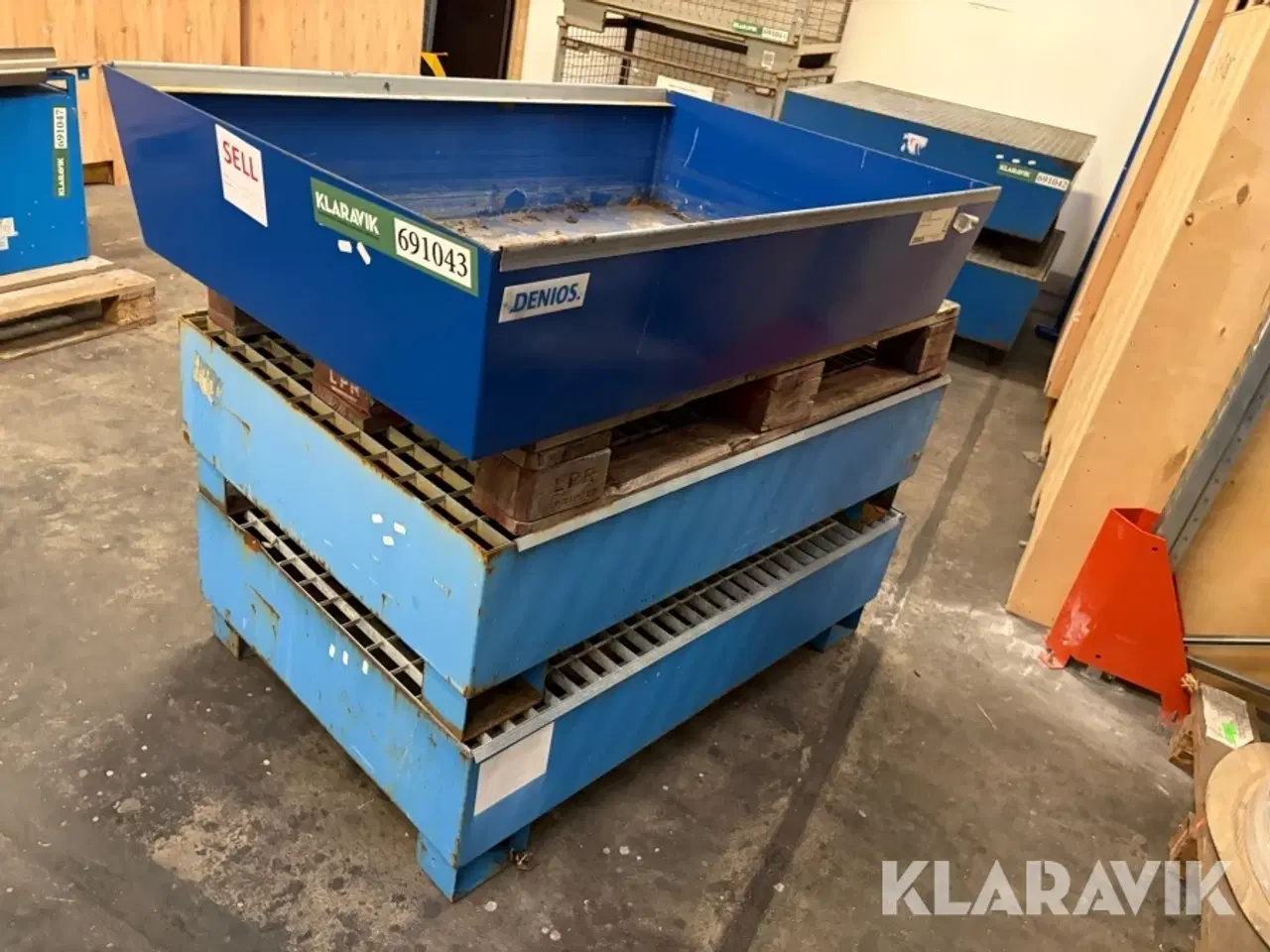 Billede 3 - Miljøkar Denios + ICM 3 styk