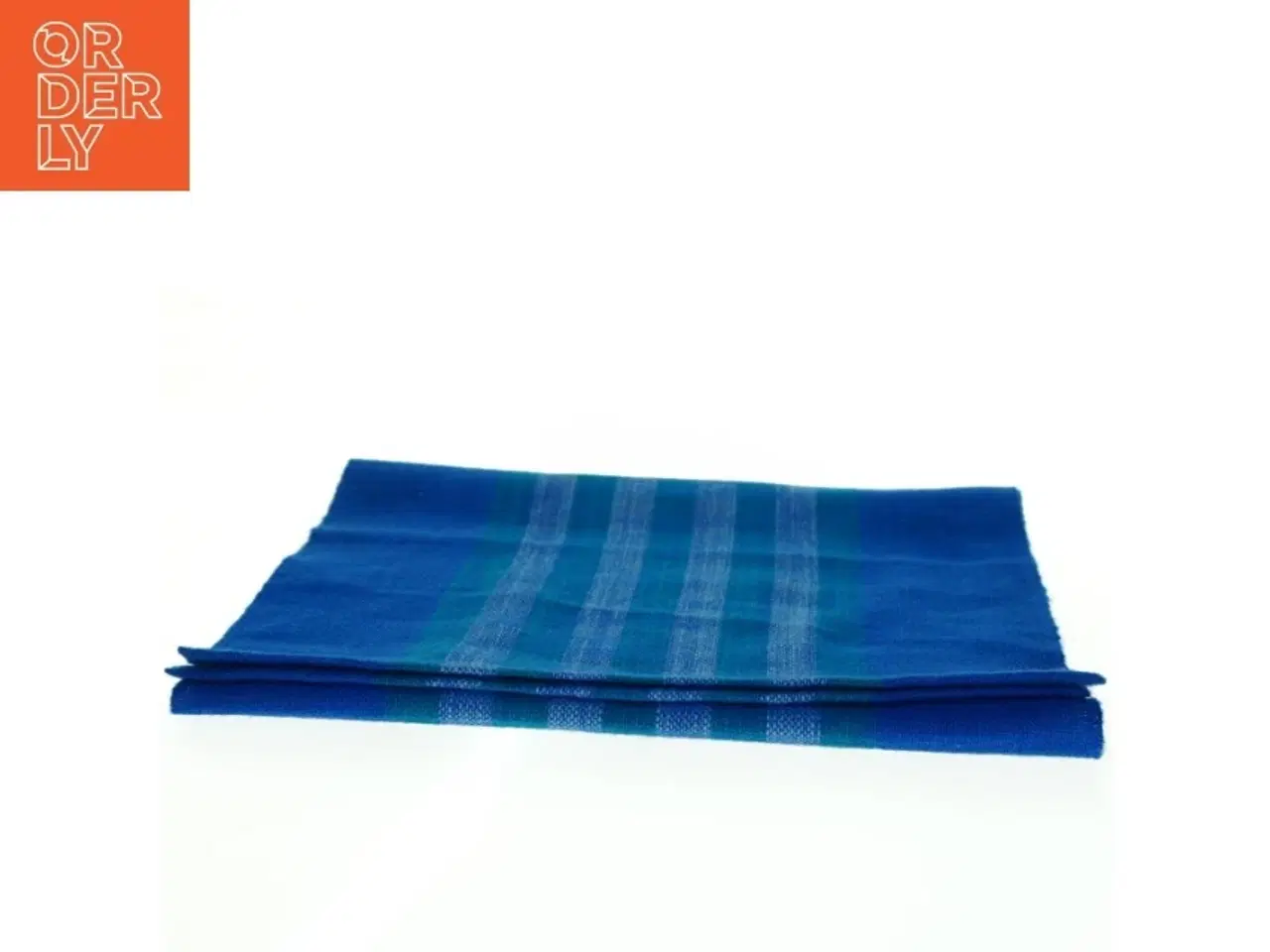 Billede 3 - Blå dug/løber (str. 32. x, 112 cm)
