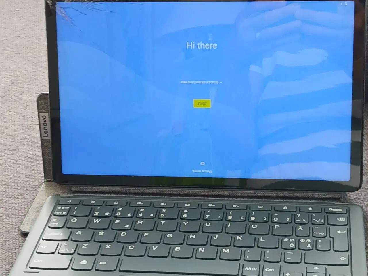 Billede 1 - Lenovo tablet med keybord