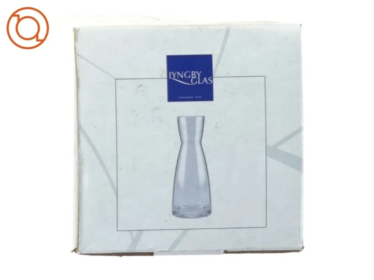 Billede 2 - Karafel/vase fra Lyngby Glas (str. 26 x 11 cm)