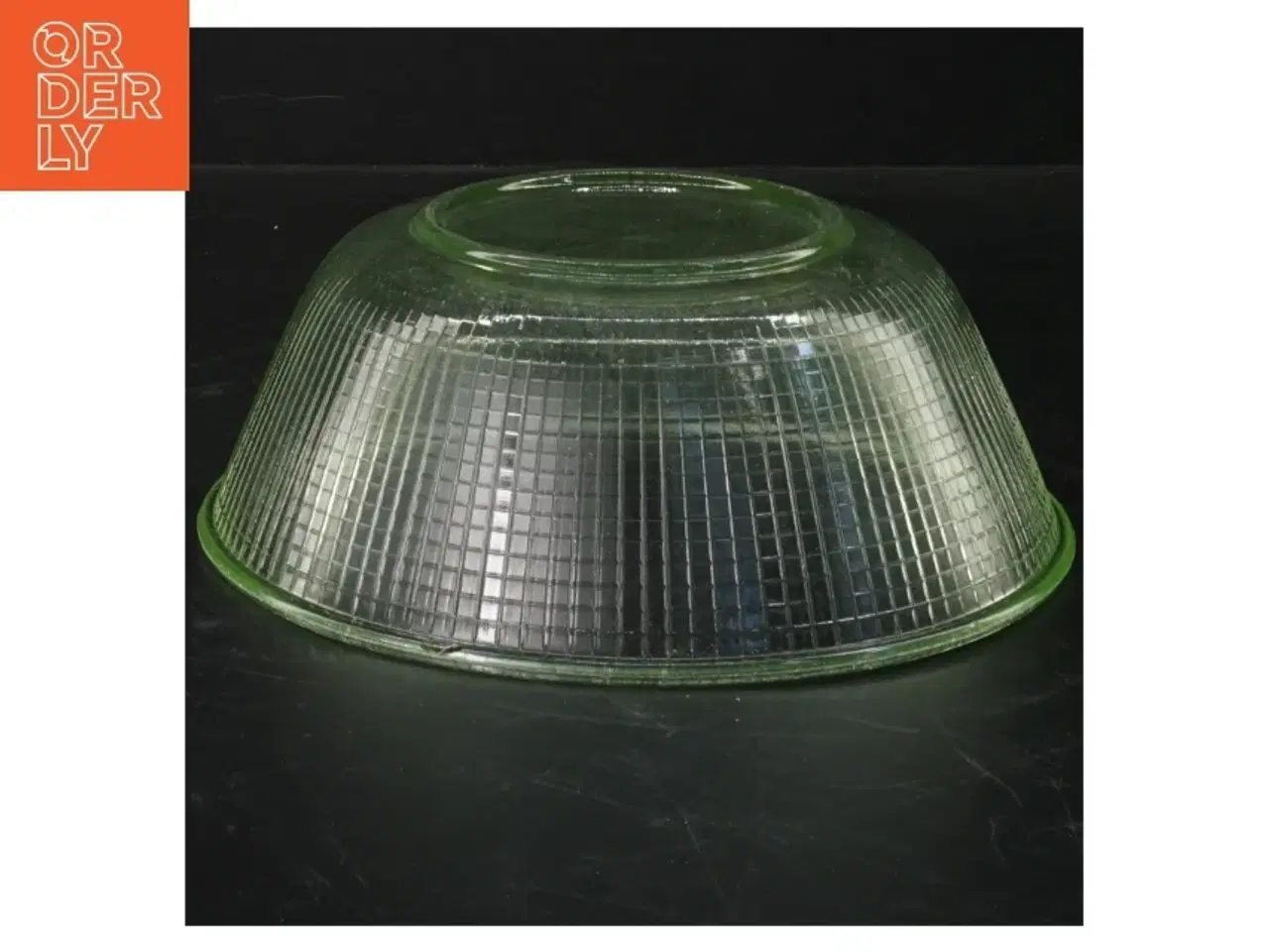 Billede 2 - Grøn glas skål (str. 19 cm)