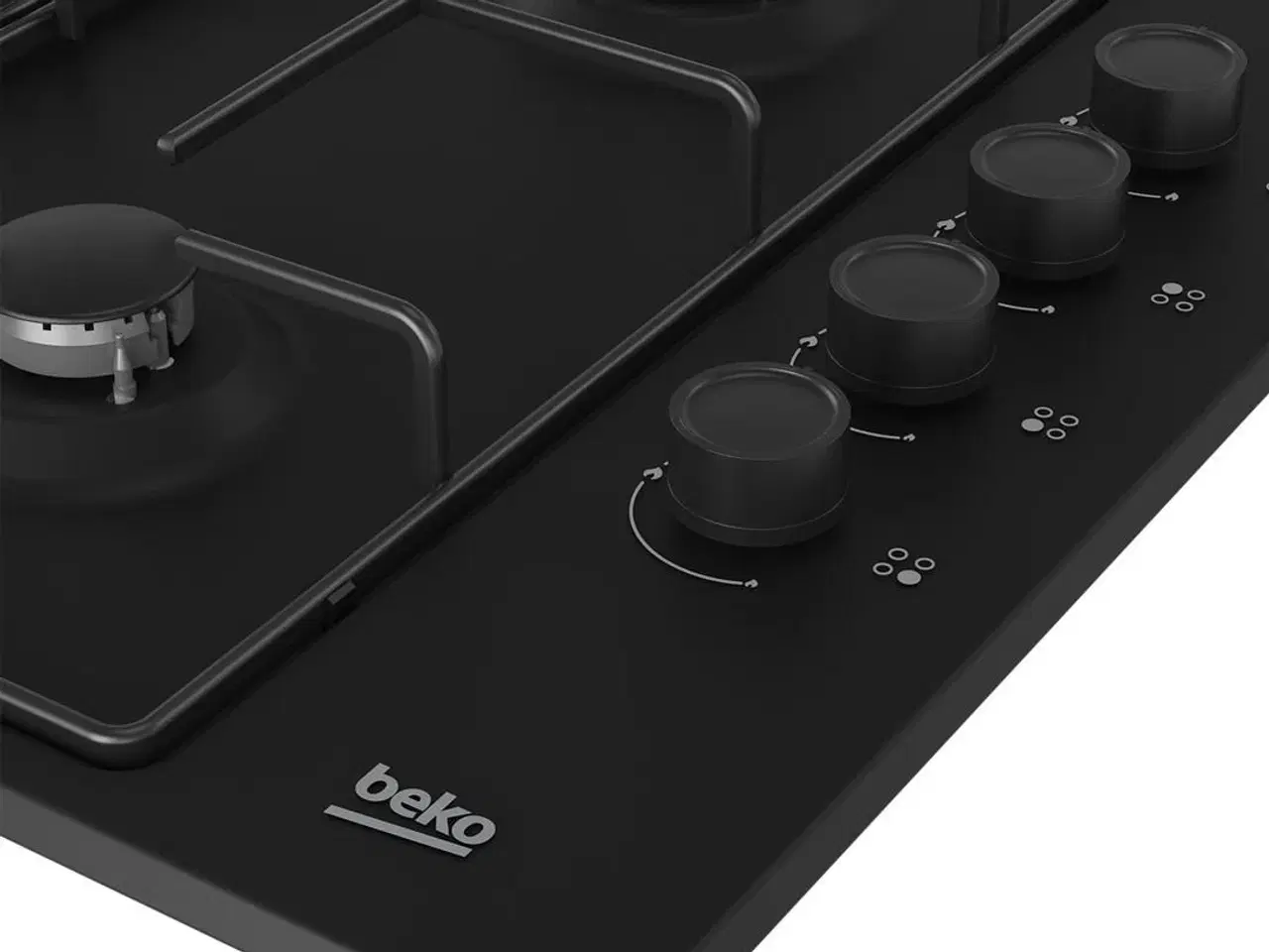 Billede 1 - Gas kogeplade Beko HIBG64120SB, 60 cm, sort, 4 zoner