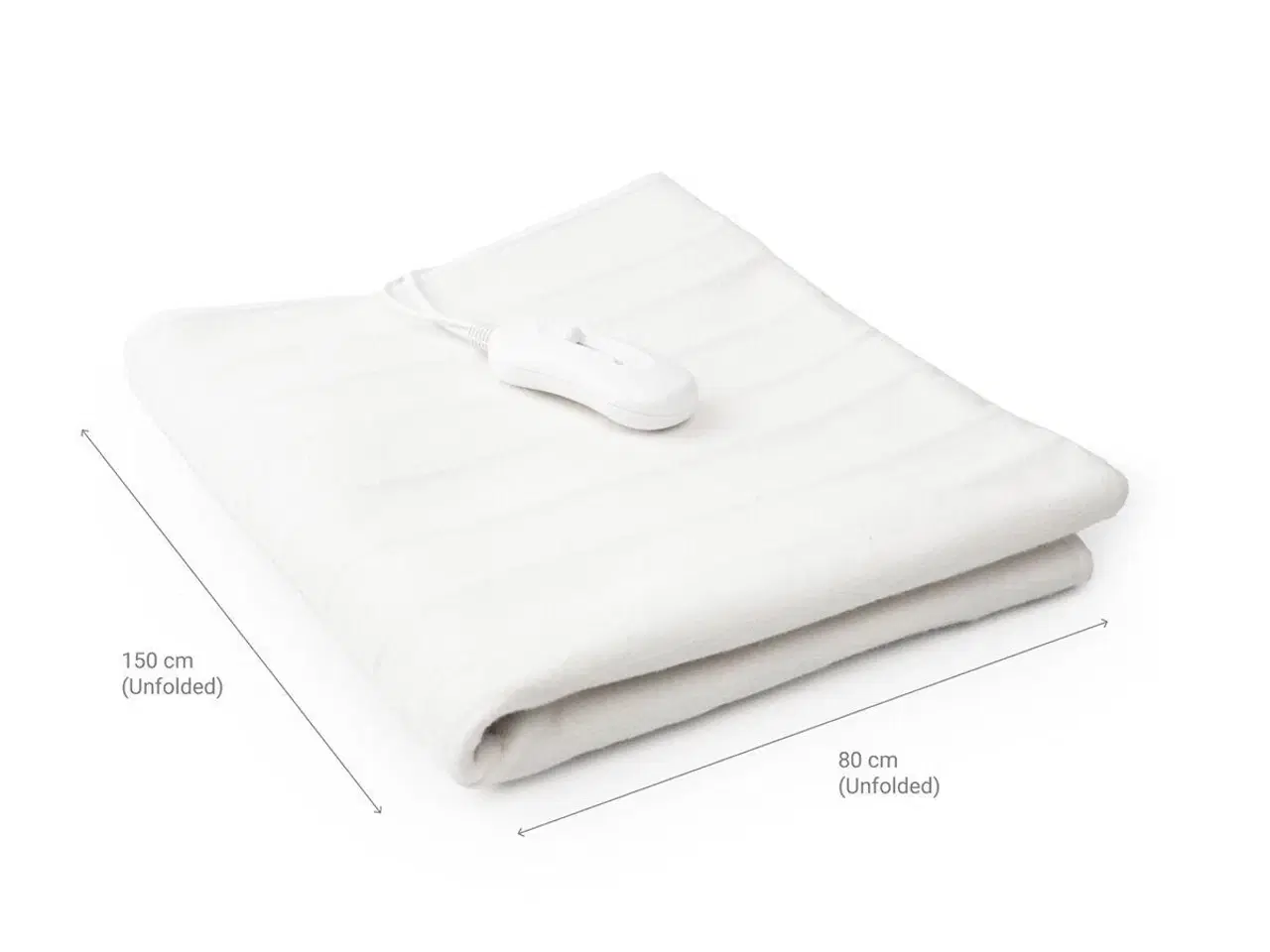 Billede 7 - Varmetæppe til seng - Krewarm, 60 W, 80 × 150 cm, hvid