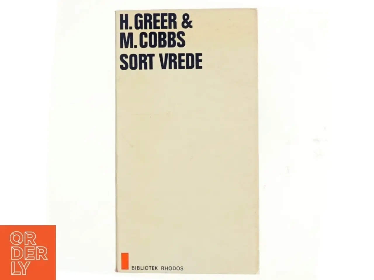 Billede 1 - Sort vrede af H. Greer og M. Cobbs (bog)