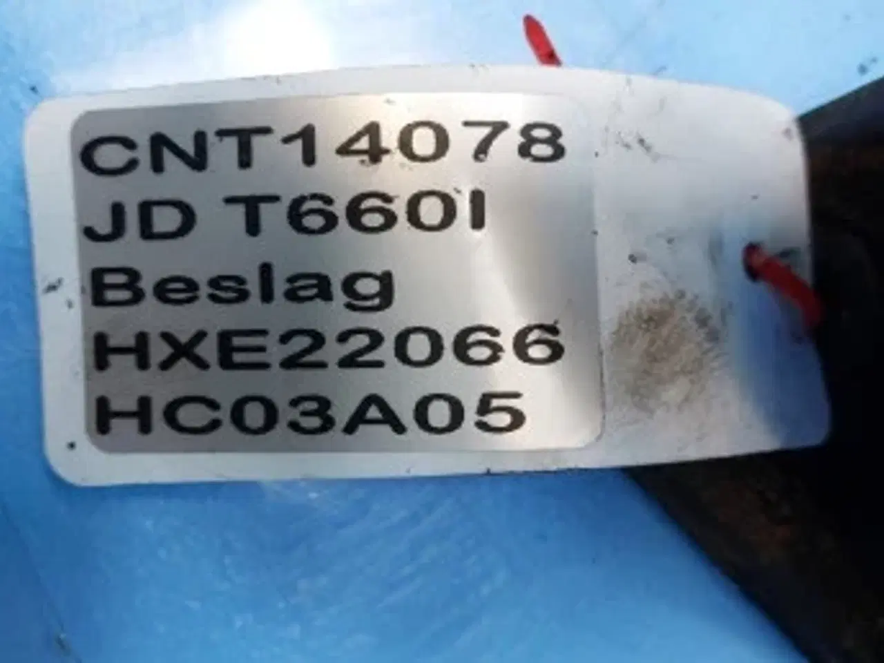 Billede 10 - John Deere T660I Beslag HXE22066